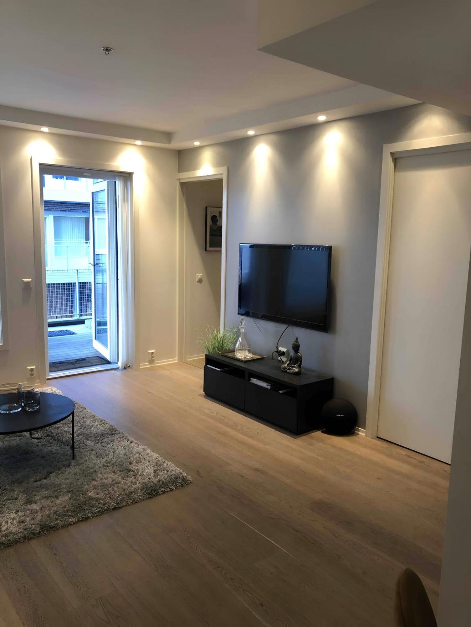 Oceanfront Apartment - Oslo Central - Private Patio Luaran gambar